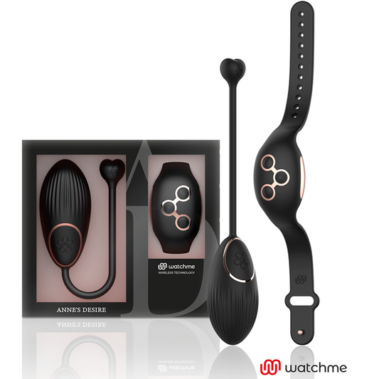 ANNE'S DESIRE - TECNOLOGIA WATCHME CONTROLE REMOTO EGG PRETO/DOURADO