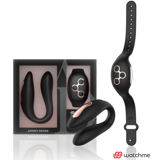 ANNE'S DESIRE - TECNOLOGIA DUAL PLEASURE WATCHME PRETO/DOURADO