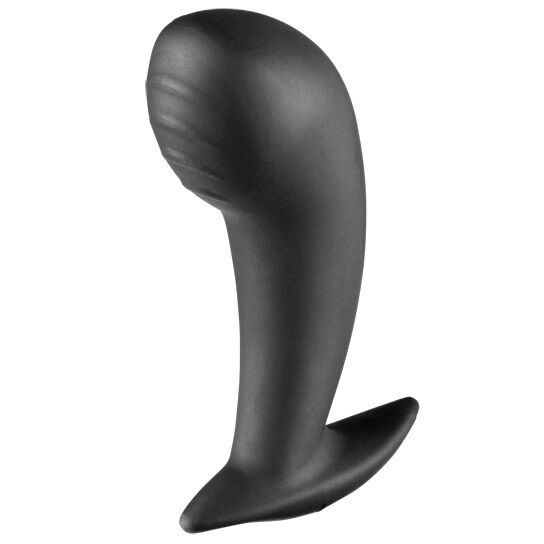 ELECTRASTIM - ESTIMULADOR ANAL/VAGINAL NONA SILICONE PRETO PONTO G