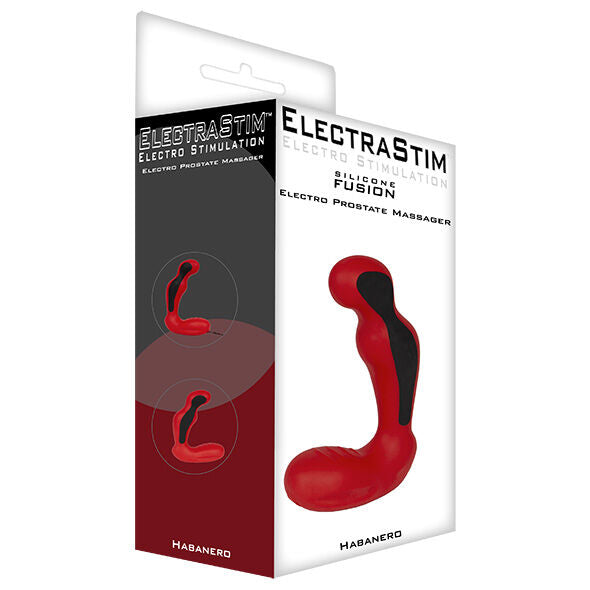 ELECTRASTIM - MASSAGEADOR DE PRÓSTATA DE SILICONE HABANERO