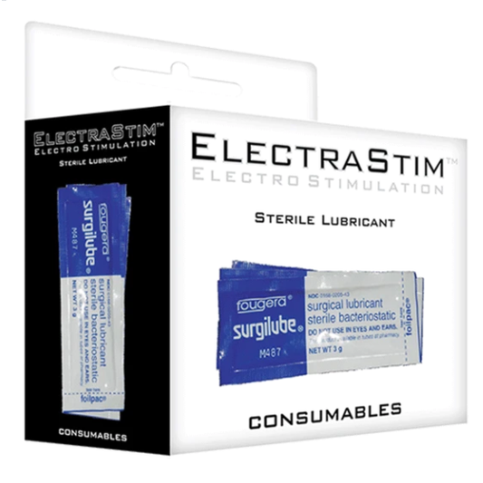 ELECTRASTIM - LUBRIFICANTE ESTERILIZANTE PACOTE COM 10 UNIDADES