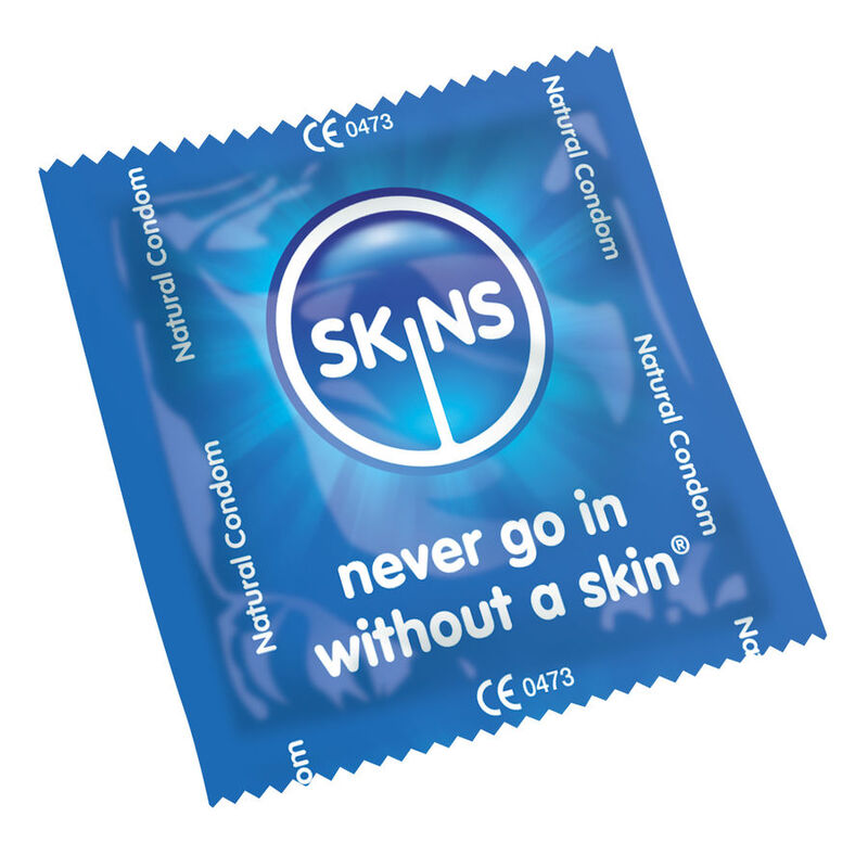 SKINS - SACO DE PRESERVATIVOS NATURAIS 500 UNIDADES