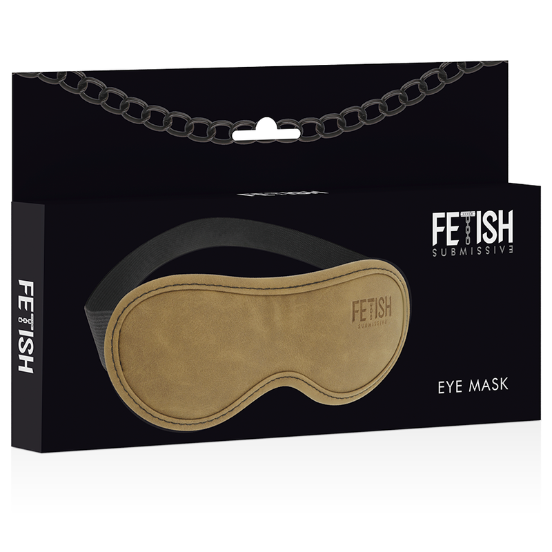 FETISH SUBMISSIVE ORIGIN - VEGAN LEATHER MASK WITH NEOPRENE LINING