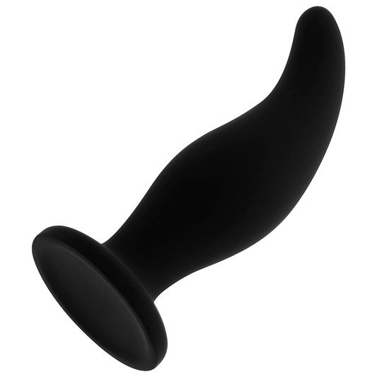 OHMAMA - PLUG ANAL DE SILICONE CURVO P POINT 12 CM