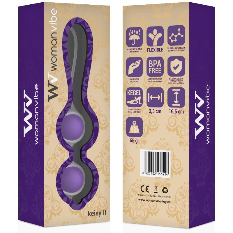 WOMANVIBE - BOLAS DE SILICONE KEISY II