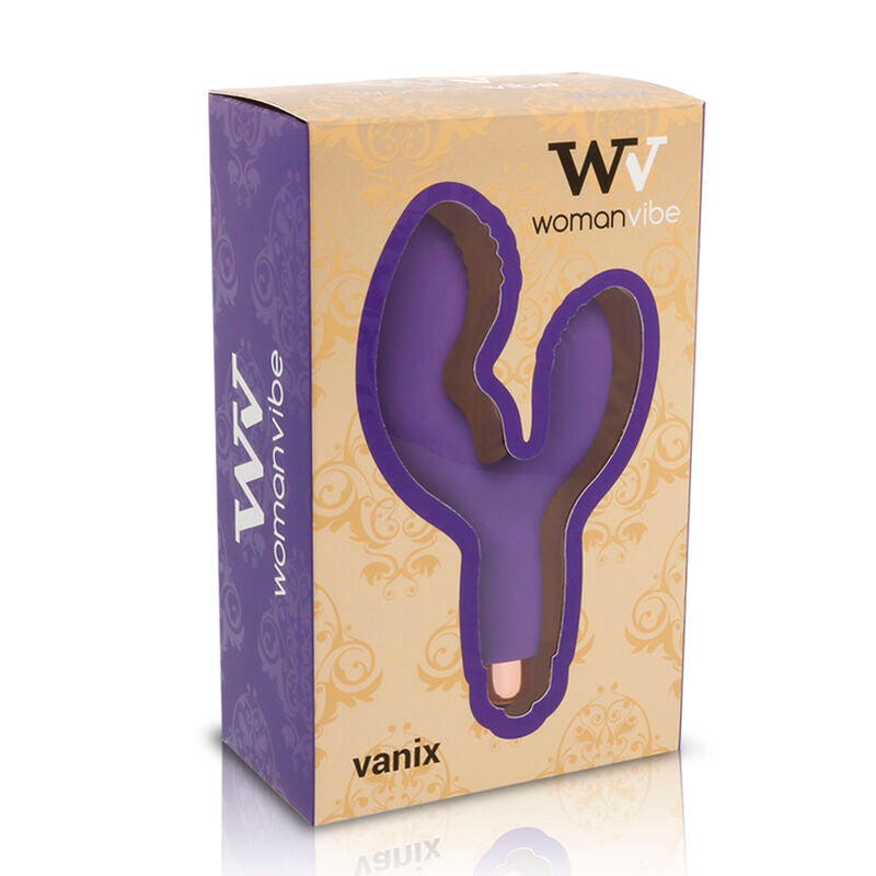 WOMANVIBE - ESTIMULADOR VIBRADOR DE SILICONE VANIX