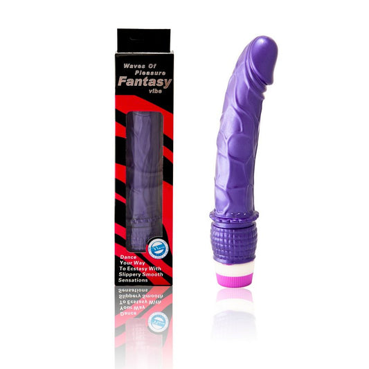 DANCE - WAVES OF PLEASURE VIBRADOR 23 CM ROXO