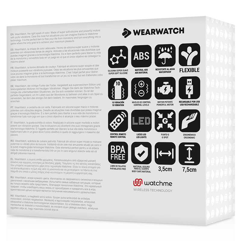 WEARWATCH - TECNOLOGIA DE CONTROLE REMOTO EGG WATCHME AZUL / JET