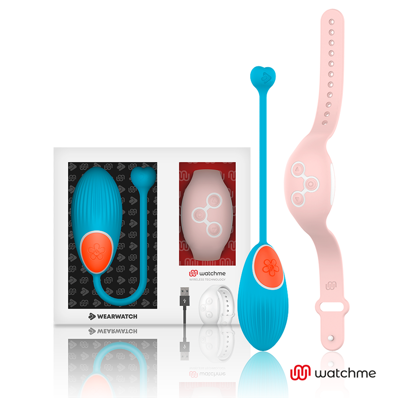 WEARWATCH - TECNOLOGIA DE CONTROLE REMOTO EGG WATCHME AZUL / ROSA