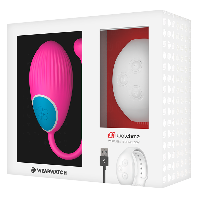 WEARWATCH - TECNOLOGIA DE CONTROLE REMOTO EGG WATCHME FUCHSIA / NIVEO