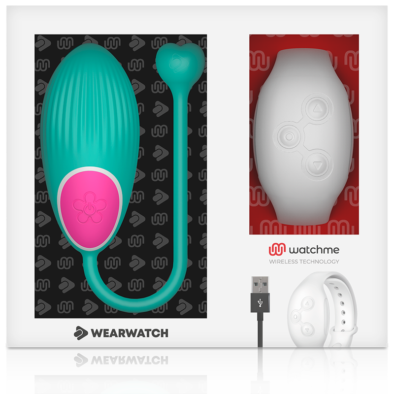 WEARWATCH - TECNOLOGIA DE CONTROLE REMOTO EGG WATCHME ÁGUA MARINHA / NEVE