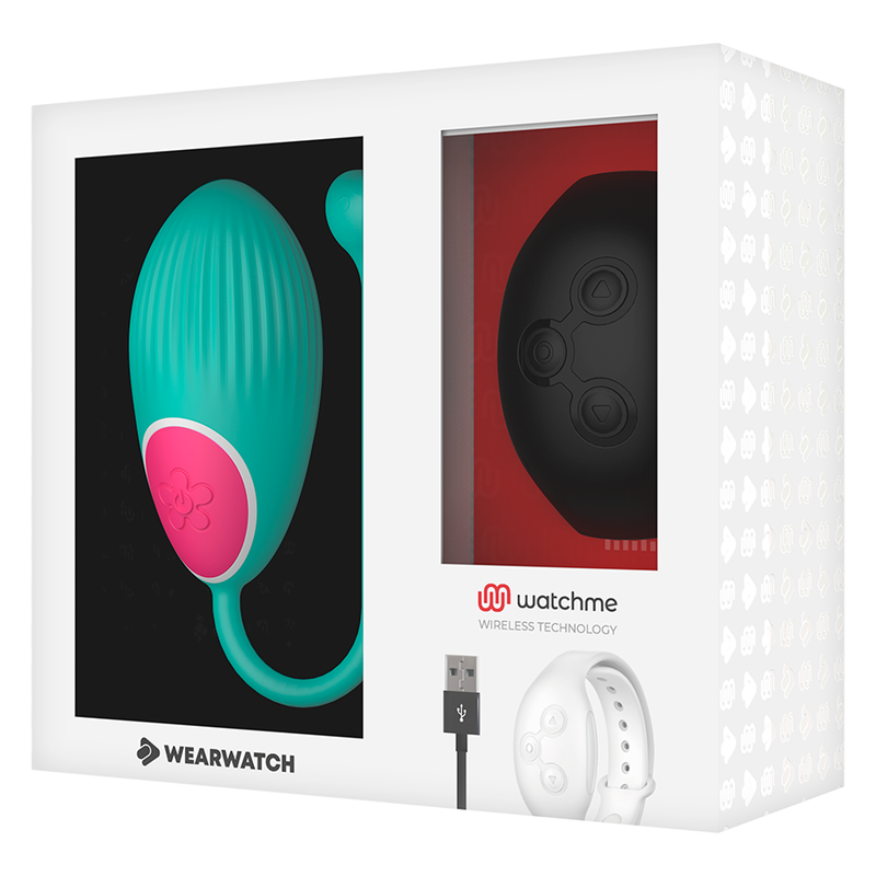 WEARWATCH - TECNOLOGIA DE CONTROLE REMOTO EGG WATCHME AQUAMARINE / JET