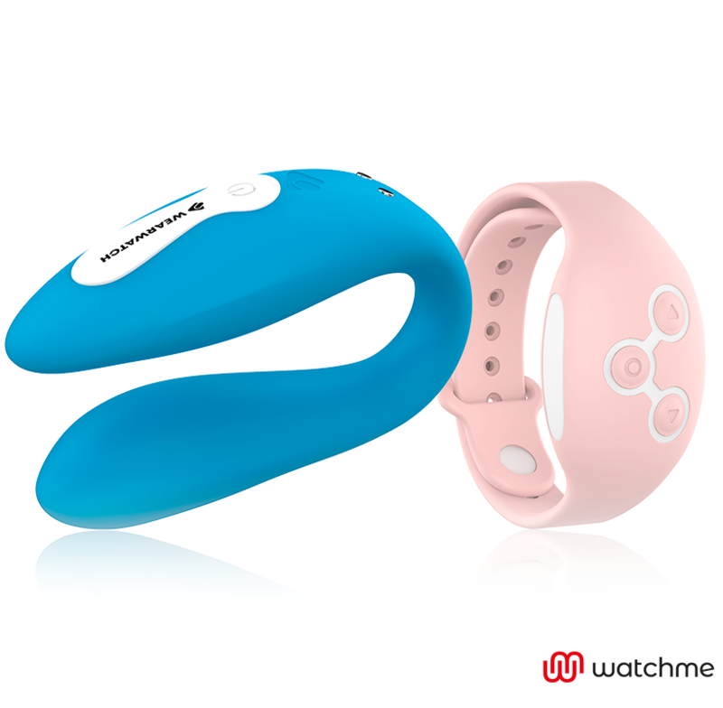 WEARWATCH - VIBRADOR DE TECNOLOGIA DUPLA WATCHME INDIGO / ROSA