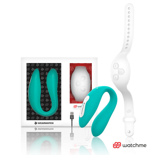 WEARWATCH - VIBRADOR DUAL TECHNOLOGY WATCHME ÁGUA MARINHA / NEVE