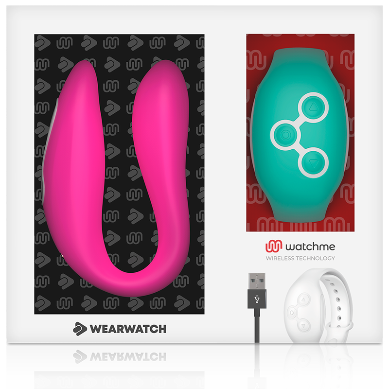 WEARWATCH - WATCHME DUAL TECHNOLOGY VIBRATOR FUCHSIA / SEA WATER