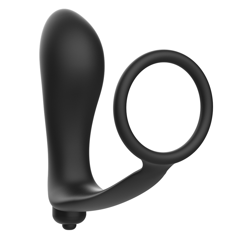 ADDICTED TOYS - PLUG ANAL VIBRANTE COM ANEL PARA PÊNIS