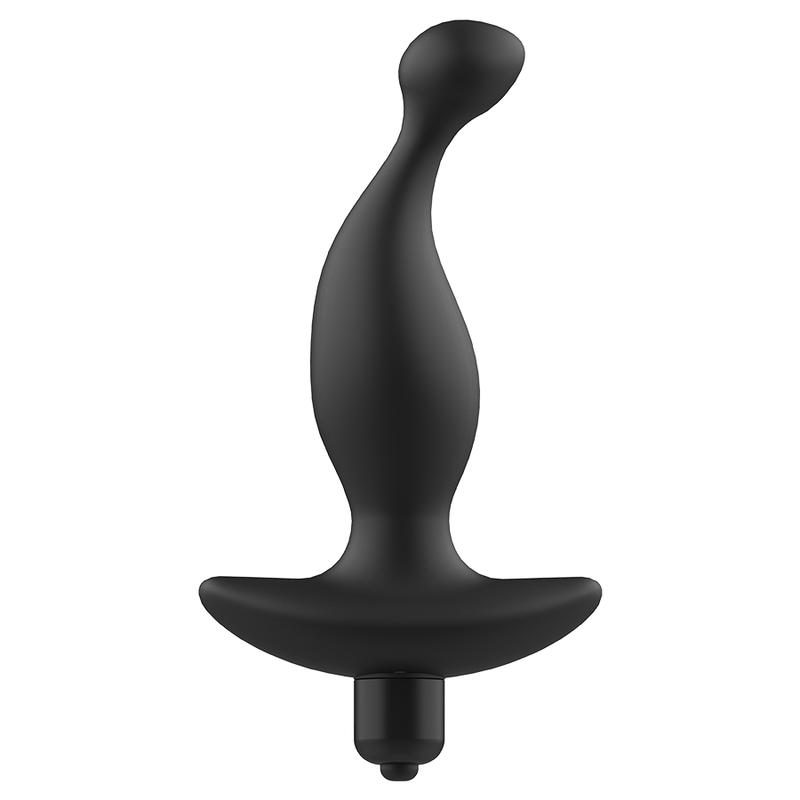 ADDICTED TOYS - MASSAGEADOR ANAL VIBRANTE PRETO MODELO 1