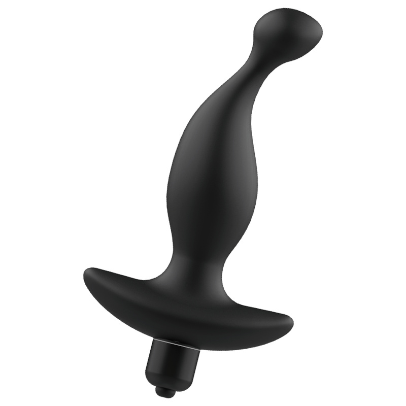 ADDICTED TOYS - MASSAGEADOR ANAL VIBRANTE PRETO MODELO 1